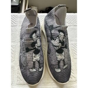 Mickey Mouse Slip On‎ Sneakers Rhinestone Embellished Comfort Shoes Size 38